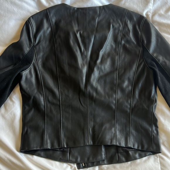 Faux Leather Moto Jacket - Picture 6 of 6